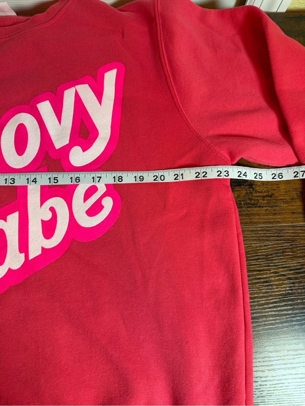 Pacific & Co Groovy Babe Pink Graphic Sweatshirt 1XL Retro Y2K Plus Size Pink - Picture 4 of 8